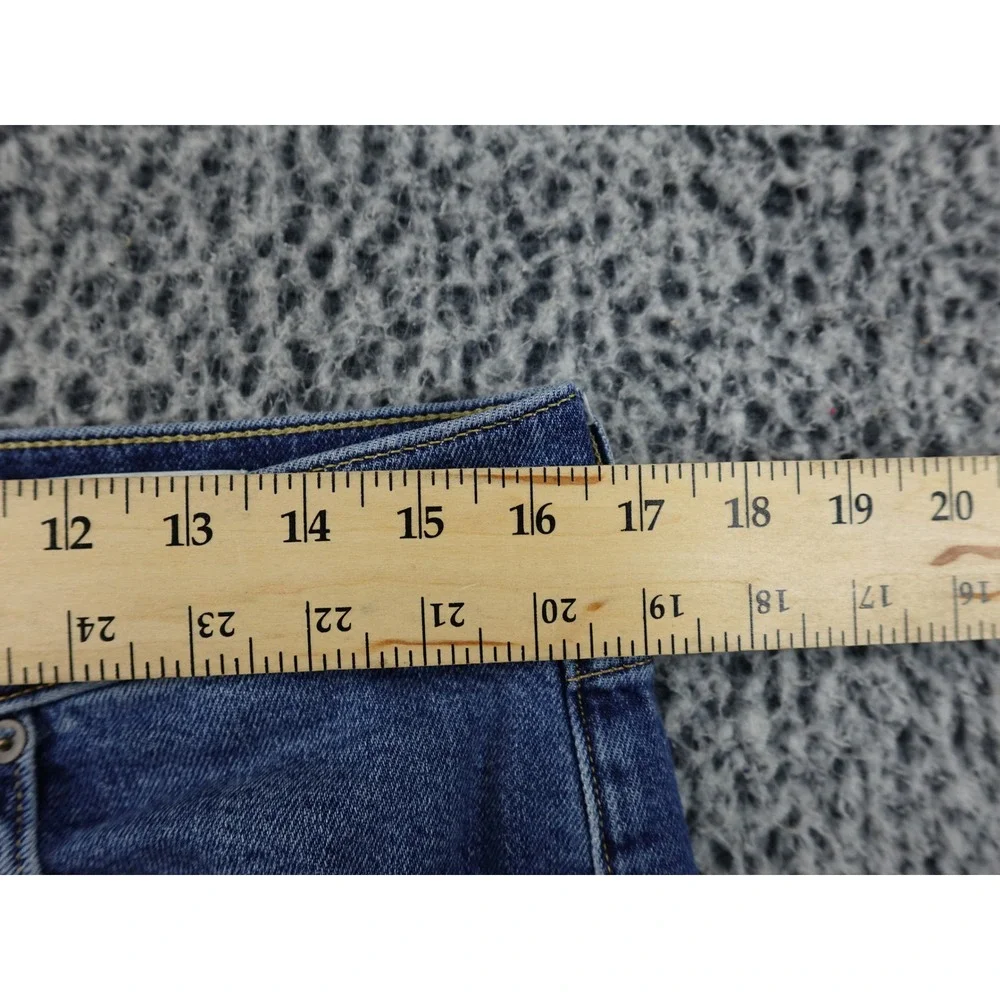 Banana Republic Authentic Straight Jeans‎ Mens 32x32 Blue Medium Wash Stretch